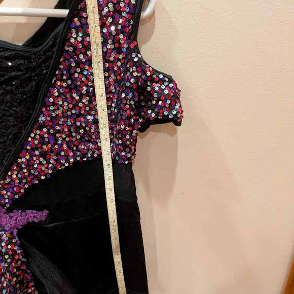 Purple sequence Dance/performance costume - Picture 8 of 12